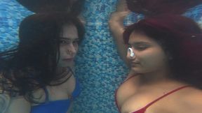 Underwater Fetish: My stepsister and I sank in pleasure