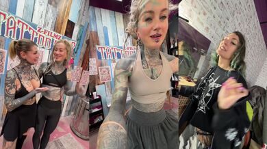 Quick BTS with me at the Z-Filmz Tattoo Shop