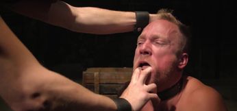 BDSM with leather and endless fucking torment