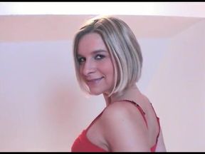 Bianca Ferrero in hot lingerie slow dances