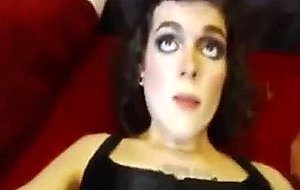 Big cock sucked by a sissy