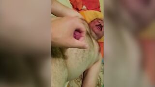 Watch this amateur guy give a hot handjob to a hot chick in a hot homemade video