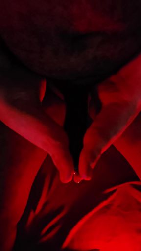 Hot milf gives a foot job to her BBC-loving husband