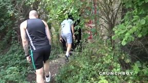 Jess fucked in exib place by John Strap