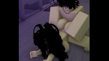 Railing my little slave in ROBLOX