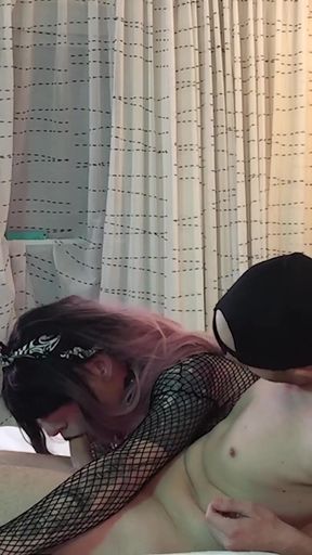 Goth Sissy Jade Madison Deepthroating Dick - Compilation 4
