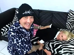 Sexy amateur blonde fingers and toys her wet pussy