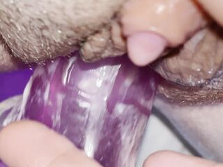 Pounding My Creamy Vagina Fast With My Vibrator