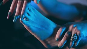 Foot Worship and Hot Masturbation with the Queen Marilou