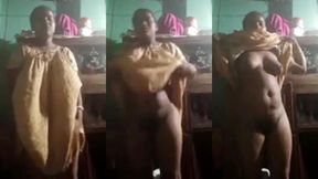 Grammo bhabhi faad a pore video call a dudu share korlo