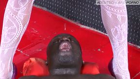 Black and white big boobs piercing pussy fucking