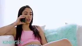 Kinky spa - Vanessa Sky gets a massage job audition and is fucked by her manager for the stance