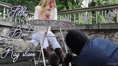 Filthy Boot Rag slave