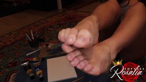 Foot Painting Fetish