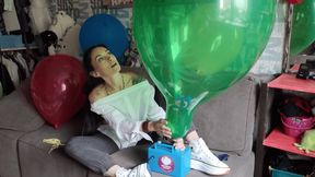 Mishel Pump Inflate Deflate Reinflate and pop part 2