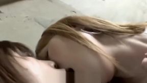 FirstTimer collegiate cutie explores sapphic playground with luscious legumes