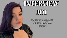(JOI) Job Interview Role Play JOI