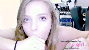 ”Charming blonde seduced into ass pumping loving”