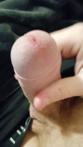 My girlfriend said she would sit on my face if I didn&#039;t masturbate my fat cock well  #9