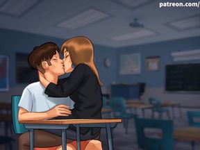 Summertime saga part 146 - French teacher in college (Czech sub)