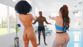 Diamond & Keira Share Big Black Cock Together in Steamy Encounter