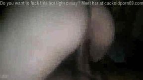 White Slut in Fishnets Loves Being a Black Man's Pet BBC