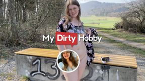 MyDirtyHobby - Gorgeous babe fucked outdoors