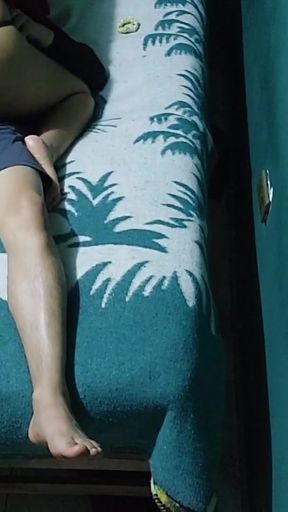 Key moment from "Indian porn with hindi audio sharing bed with Indian Bhabhi"