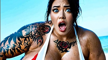 Ai Generated 18 Year Old Pussy With Big Ass Get A Huge Load Cumshot