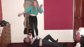 Sophie Dancing On His Body In Converse