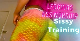 Ass Worship in Leggings🎀 * Sissy Training *