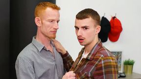 Stepdaddy Dominates Young 18+ StepSon in Intense Taboo Session at Home