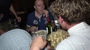 Straight boy fucked by Apolo Adrii in restaurant