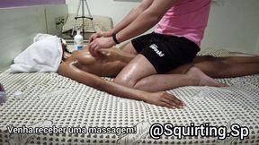 Massage of Squirting #8 Complete - Ebony Girl 22 Years Old