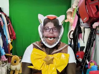 PVC Sailor Eevee Assorted Breathplay, Gags and Inflatable Tail