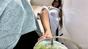 Transformation fantasy - transformed into the sole of my slippers