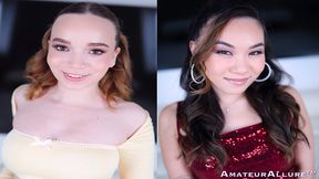 Selina Imai &amp; Kimmy Kimm Return to Suck Cock