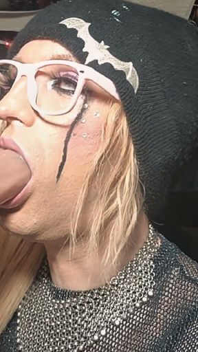Locked Sissy Throat Training: How I Turned My Throat Into a Second Pussy   Clip 2