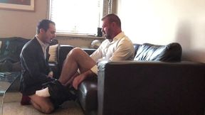 hot daddy fuck his newest twink recruit after his first day