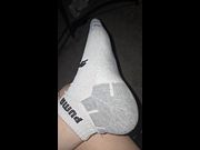 Size 14 US feet, clean them with your tongue