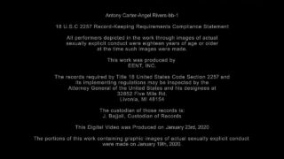 Blowjob, Cumshot, Bareback, Angel – die jungen, geilen Angel Rivers und Antony Carter werden ohne Sattel anal gefickt