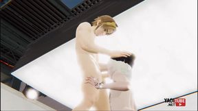 Yaoi Emo Femboy Blowjob in a Studio