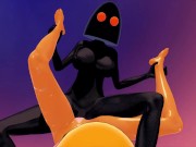 FUTA Among Us monster X yellow (3D HENTAI)