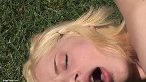 Cheerleader just wants a big cock inside her shaved pussy