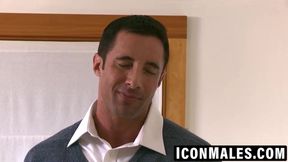 Muscled Nick leads Colton to bed for rough anal