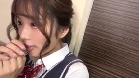 Japanese Teen Cuckold Porn: Improving Her Blowjob Skills for Pleasure - Amateur Asian Sex