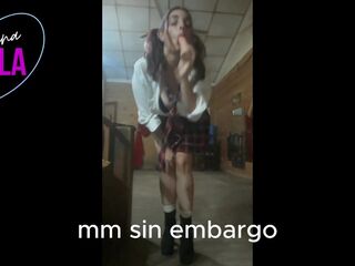 SPH CORDOBESA .colegiala en tacos altos humilla a su novio por micropene.