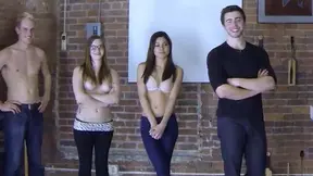 Strip Screw Your Neighbor strip game with a group of friends