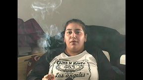 samantha chubby latina non-nude sfw smoking clips pt 1