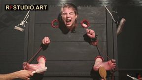 Foxy - Naughty Tickling in Full Stocks with a Cute Tomboy (FULL HD MP4)